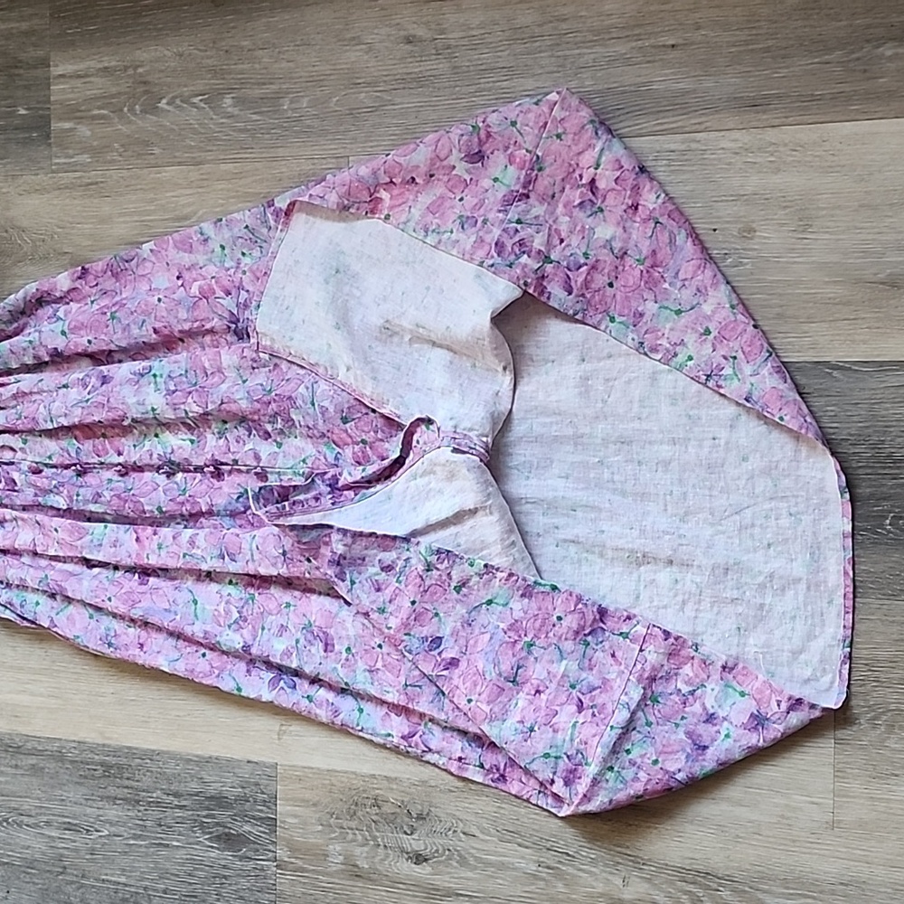 O.p.t Floral Dress with Puff Sleeves - Picture 11 of 16